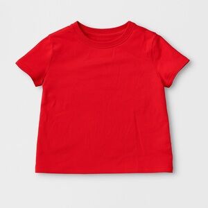 👕 Cat & Jack Red Short-Sleeve Tee | Size XS (4/5) | Everyday Classic